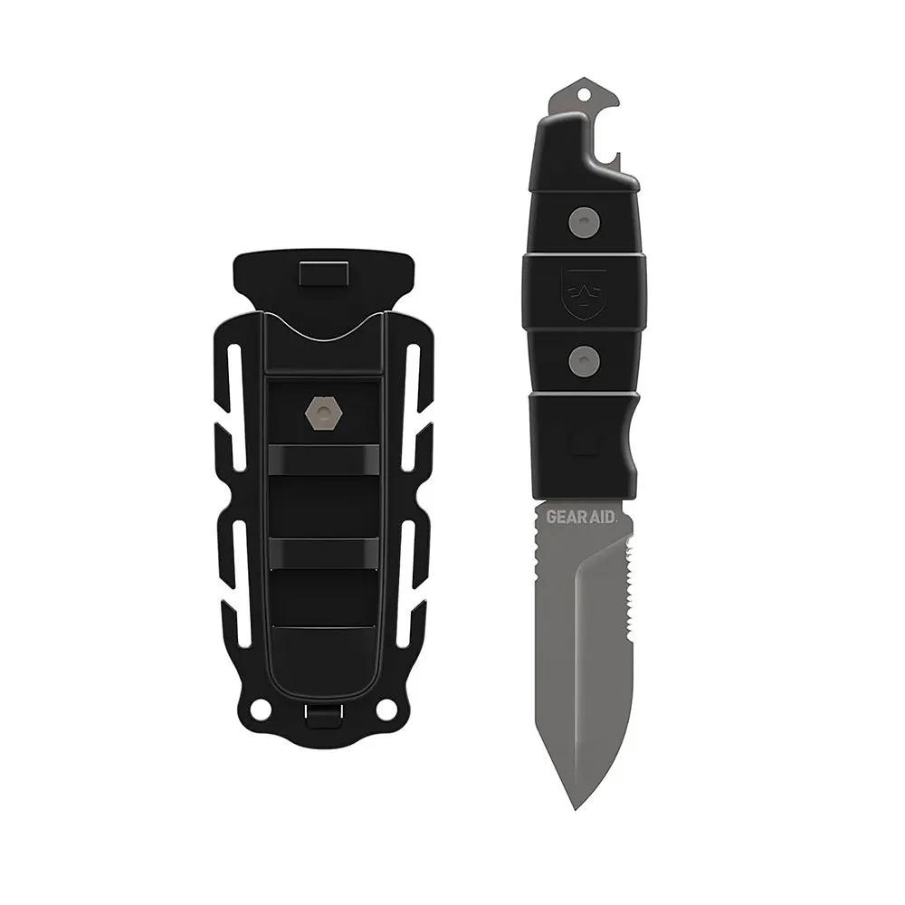 Gear Aid Buri™ Drop Point-mes Zwart