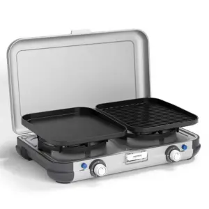 Campingaz 2 Grill & Go Cv Gascampingkeuken 2 Branders Zilver