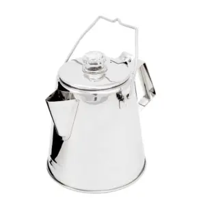 Gsi Outdoors Roestvrij Staal Glacier Koffie Percolator 8 Kopje Zilver