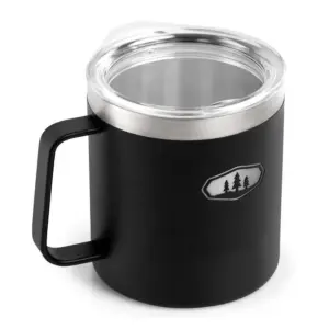Gsi Outdoors Glacier 440ml Stainless Steel Mok Zwart