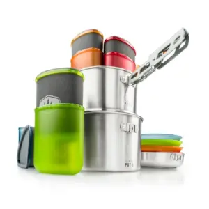 Gsi Outdoors Glacier Camper Roestvrijstalen Keukenset Multicolor