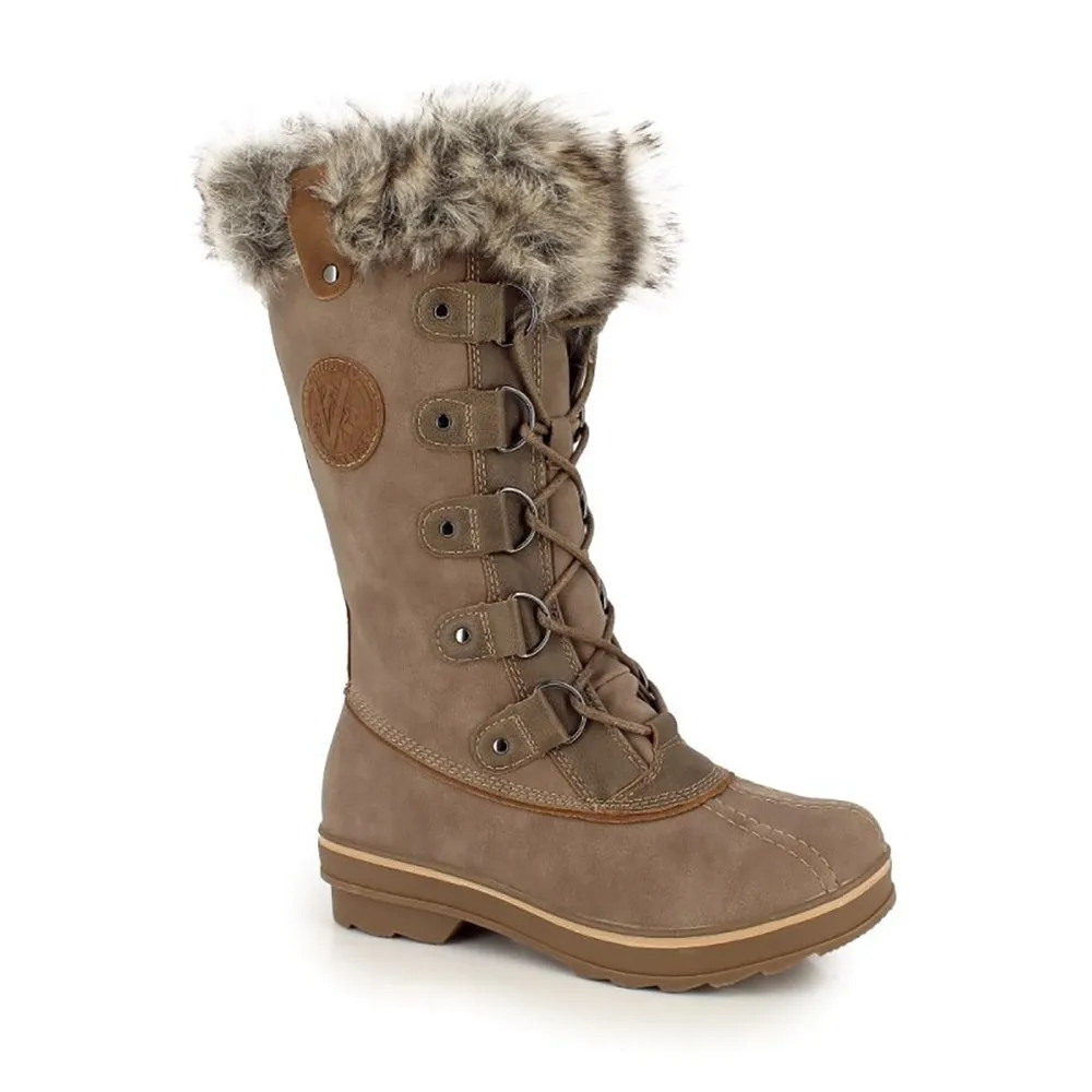 Kimberfeel Beverly Sneeuwlaarzen Taupe