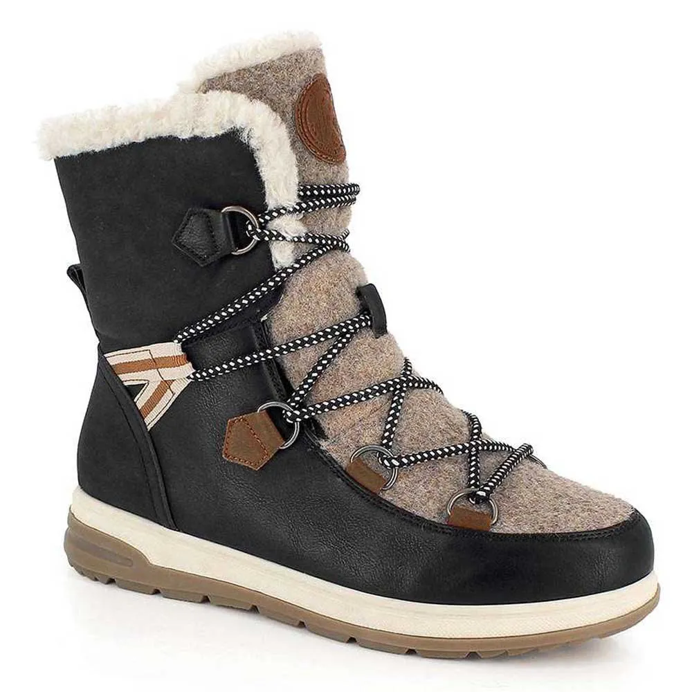 Kimberfeel Ebelya Sneeuwlaarzen Zwart