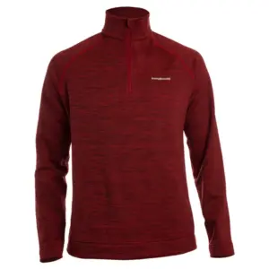 Trangoworld Qoruq 45 Fleece Met Halve Rits Zwart