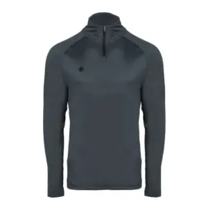 Izas Isar M Fleece Met Halve Rits Zwart