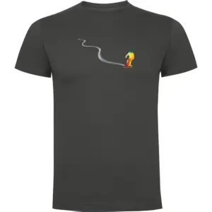 Kruskis Snowboard Track T-shirt Met Korte Mouwen Grijs