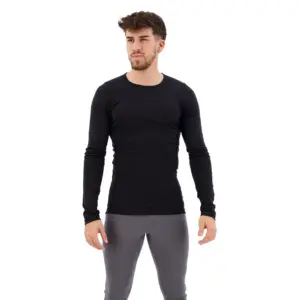 Adidas Xperior Merino 200 Baselayer T-shirt Met Lange Mouwen Zwart