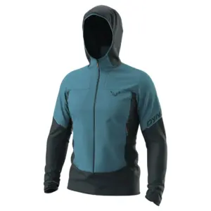 Dynafit Traverse Alpha Fleece Met Kap Blauw