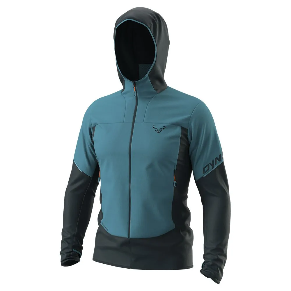 Dynafit Traverse Alpha Fleece Met Kap Blauw
