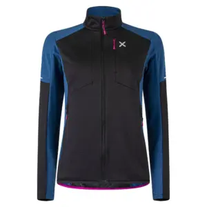 Montura Rock Rose Maglia Fleece Met Volledige Rits Zwart