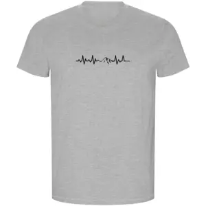 Kruskis Mountain Heartbeat Eco T-shirt Met Korte Mouwen Grijs