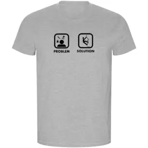 Kruskis Problem Solution Climb Eco T-shirt Met Korte Mouwen Grijs