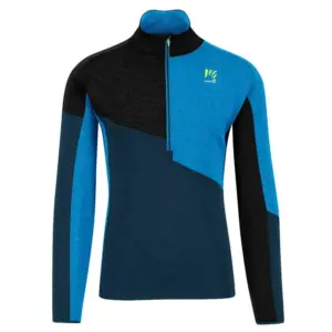 Karpos Federa Fleece Met Halve Rits Zwart