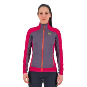 Karpos Odle Fleece Met Volledige Rits Grape / Granita