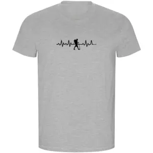 Kruskis Trekking Heartbeat Eco T-shirt Met Korte Mouwen Grijs