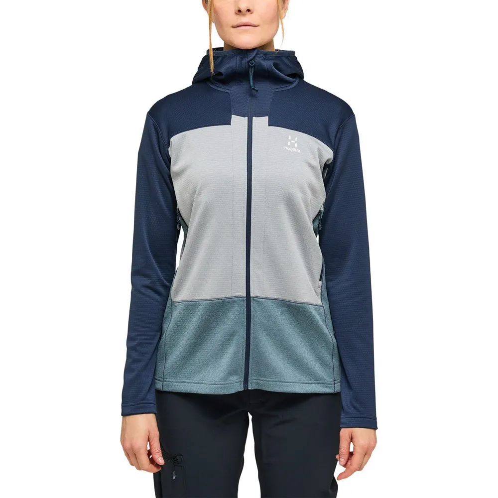 Haglofs Roc Flash Mid Sweatshirt Met Rits Blauw