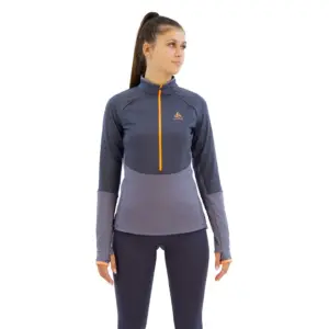 Odlo Descent Cw 200 Fleece Met Halve Rits Grijs