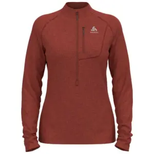 Odlo Fli Fleece Met Halve Rits Spiced Apple Melange