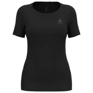 Odlo Merino 200 Korte Mouwen Basislaag Zwart