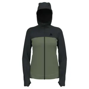 Odlo Performance Wool Fleece Met Volledige Rits Zwart