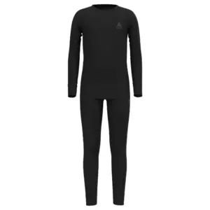 Odlo Set Merino 200 Lange Mouwen Basislaag Zwart