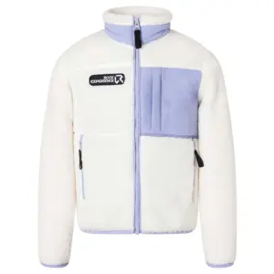 Rock Experience Beaver Mock Fleece Met Volledige Rits Marshmallow / Baby Lavender