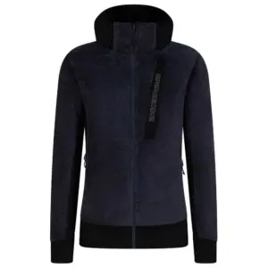 Rock Experience Blizzard Tech Fleece Met Volledige Rits Ebony / Caviar