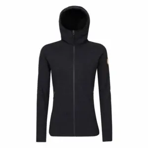 Rock Experience Crystal Fleece Met Volledige Rits Ebony Melange / Caviar
