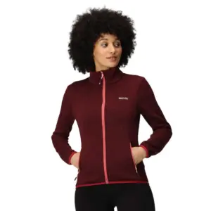 Regatta Newhill Fleece Met Volledige Rits Rood