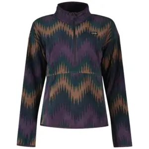 Mountain Hardwear Novelty Microchill Fleece Burple Zig Zag Print