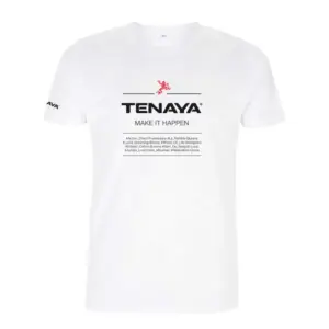 Tenaya Routes T-shirt Met Korte Mouwen Wit