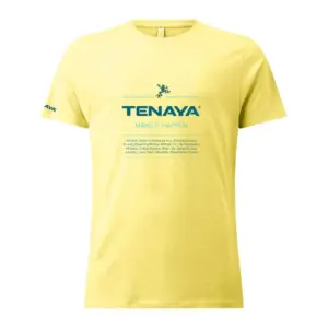 Tenaya Routes T-shirt Met Korte Mouwen Geel