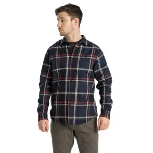 Craghoppers Wald Overhemd Met Lange Mouwen Marineblauw
