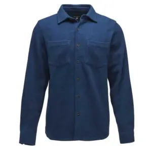 Diamond Project Heavy Flannel Overhemd Met Lange Mouwen Indigo