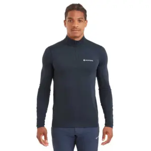 Montane Dart Xt Half Rits Lange Mouw T-shirt Blauw