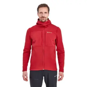 Montane Fury Xt Fleece Met Volledige Rits Rood