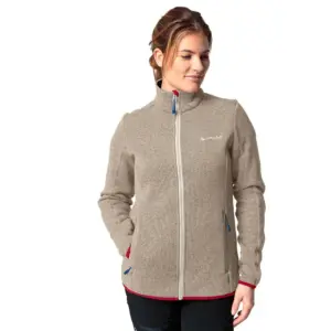 Vaude Rienza Iv Fleece Met Volledige Rits Wit