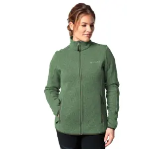Vaude Rienza Iv Fleece Met Volledige Rits Groen