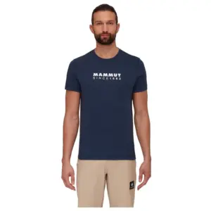 Mammut Core Logo T-shirt Met Korte Mouwen Blauw