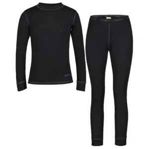 Icepeak Ivesdale Lange Mouwen Basislaagset Zwart
