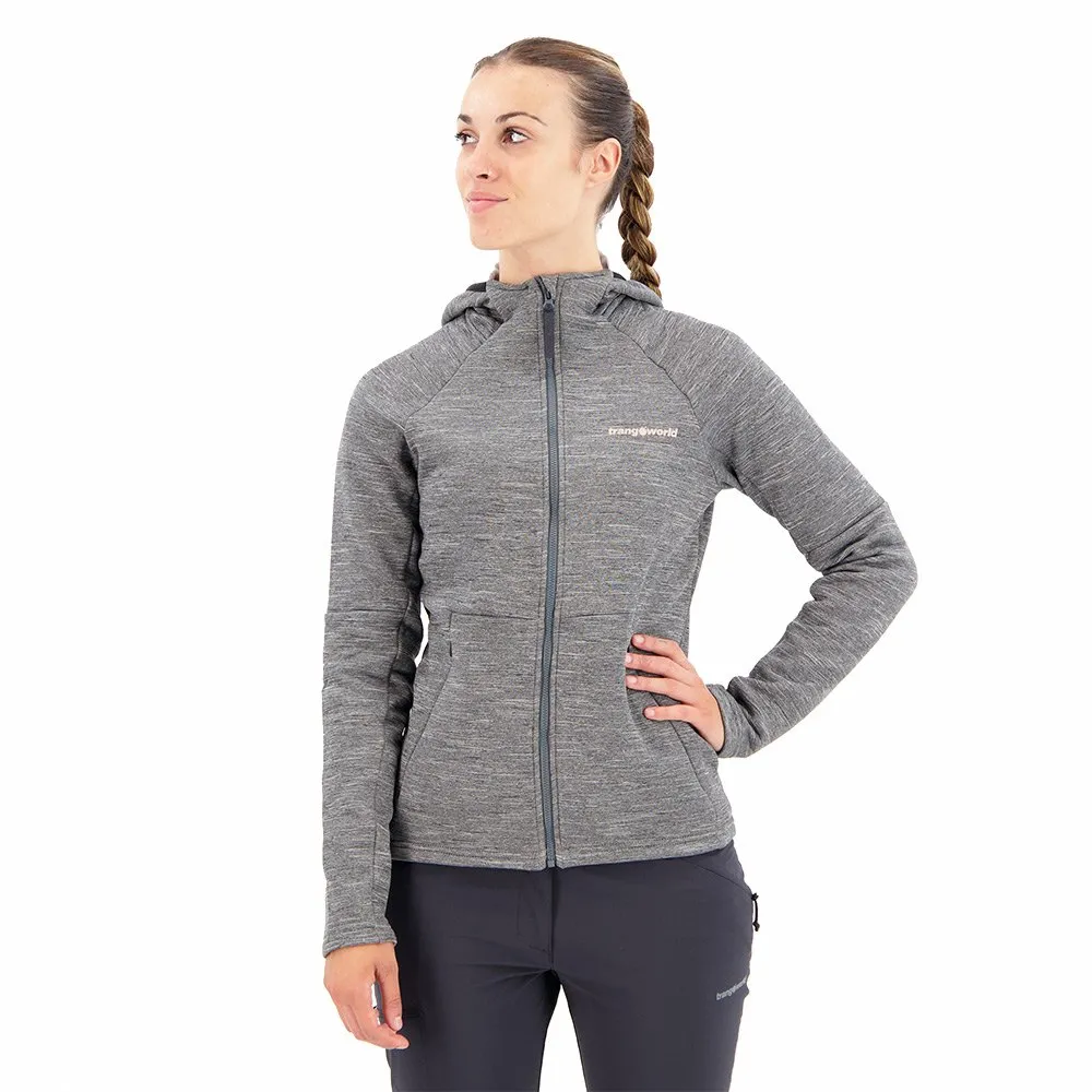 Trangoworld Libar Fleece Met Kap Caviar