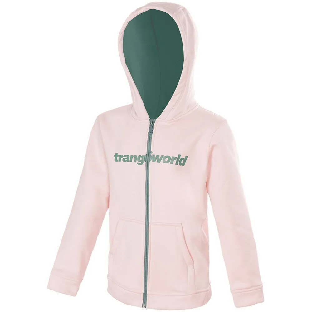Trangoworld Oby Sweatshirt Met Rits Mangano Calcite