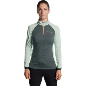 Trangoworld Palieres Fleece Met Halve Rits Groen