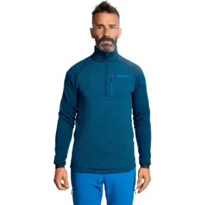 Trangoworld Peclet Fleece Met Halve Rits Blauw