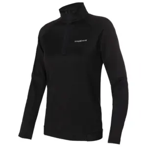 Trangoworld Selene Fleece Met Halve Rits Zwart