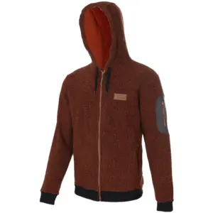 Trangoworld Tindaya Fleece Met Kap Oranje