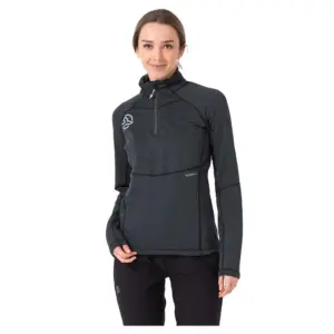 Ternua Momhill Fleece Met Halve Rits Grijs