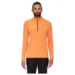 Mammut Aenergy Half Rits Lange Mouw T-shirt Zwart