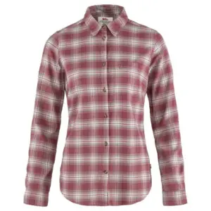 Fjällräven Övik Flannel Overhemd Met Lange Mouwen Paars