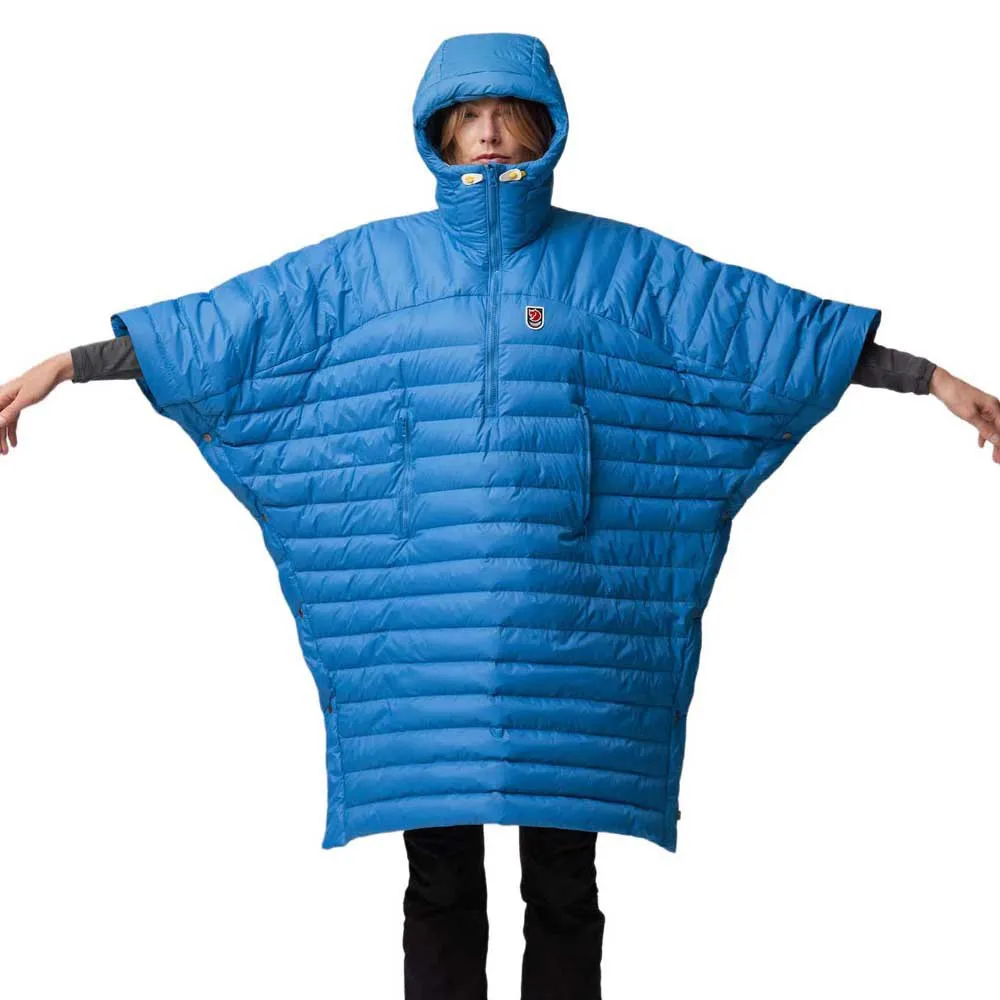 Fjällräven Expedition Down Poncho Blauw